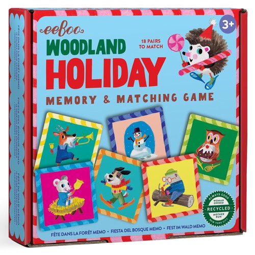 Memory matching game woodland - memory,